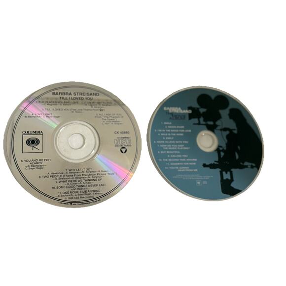 Barbra Streisand - Two CDs: Till I Loved You 1988 The Movie Album 2003 - Sleeves - Picture 4 of 9